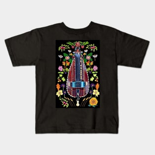 1920's Hurdy-gurdy with Sunflower Kids T-Shirt